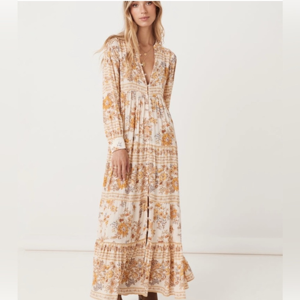 Spell Meadowland Gown XS Button Thru Florals UFT or Size Swap